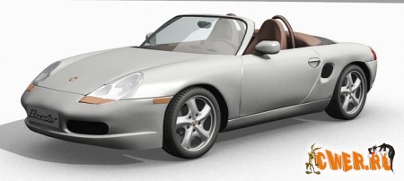 Porsche boxster 3dsmax model