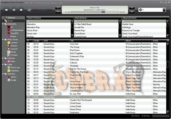 Songbird 0.7.0 RC2