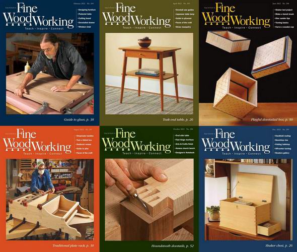 Fine Woodworking №294-299 January-December 2022 Подшивка 2022 Архив 2022