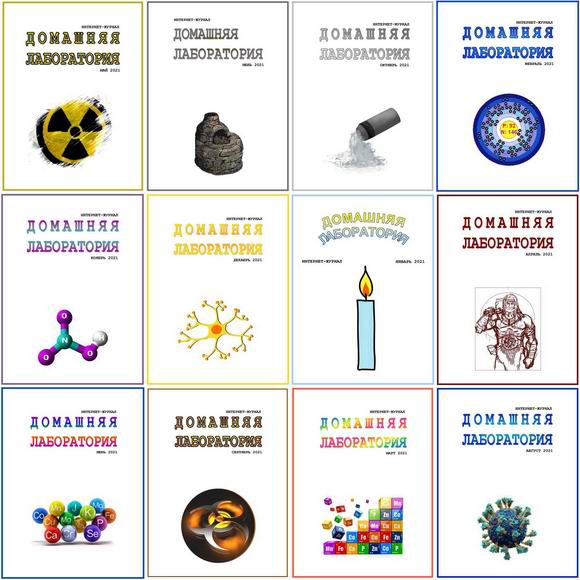 Домашняя лаборатория №1-12 январь-декабрь 2021 Архив 2021 Подшивка 2021