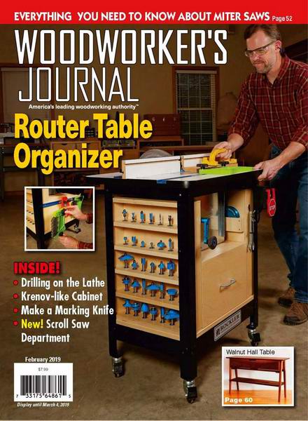 Woodworker's Journal №1 February февраль 2019