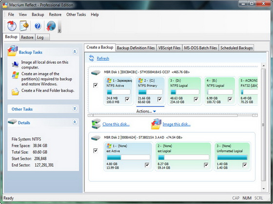 Macrium Reflect Professional 5.0.3843
