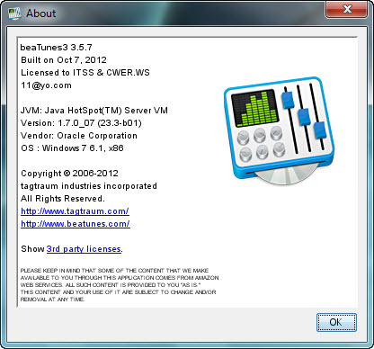 beaTunes 3.5.7