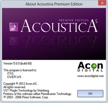 Acoustica Premium Edition 5.0.0 Build 60