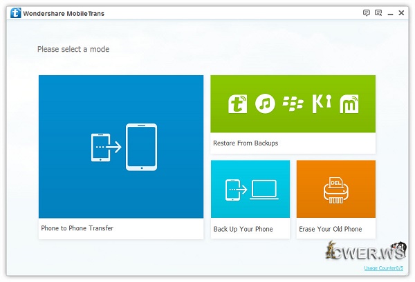 Wondershare MobileTrans 6.0.6.264
