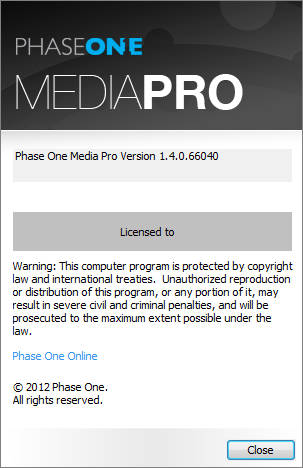 Phase One Media Pro