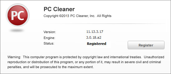 PC Cleaner Pro 2013