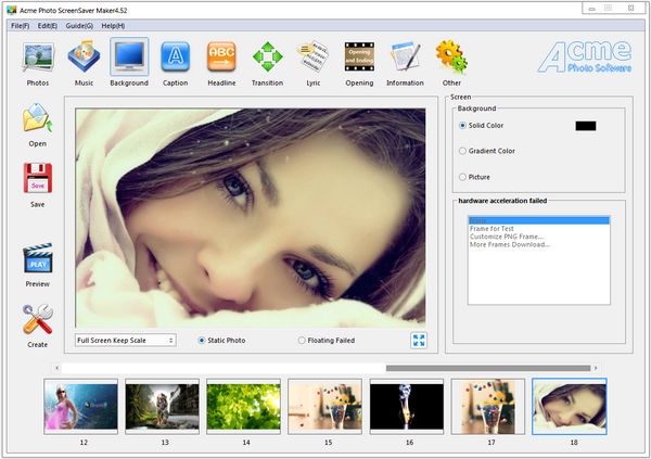 Acme Photo ScreenSaver Maker