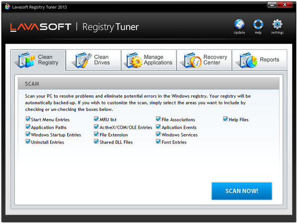 Lavasoft Registry Tuner 2013