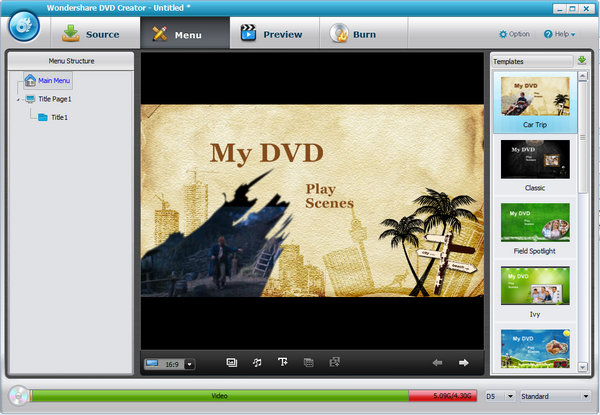 Wondershare DVD Creator