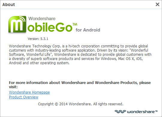 Wondershare MobileGo for Android