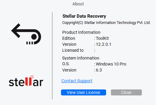 Stellar Data Recovery