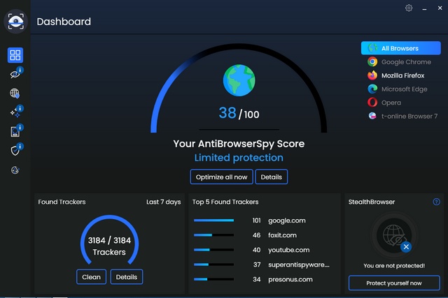 Abelssoft AntiBrowserSpy