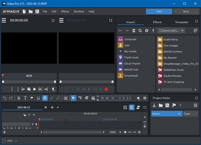 MAGIX Video Pro X15