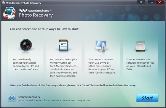 Wondershare Photo Recovery