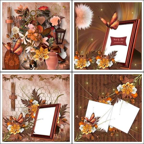 Vintage Digital Scrapbooking Kit (Cwer.ws)