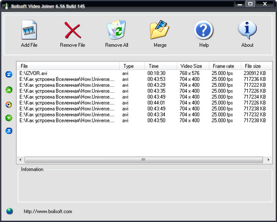 Boilsoft Video Joiner 6
