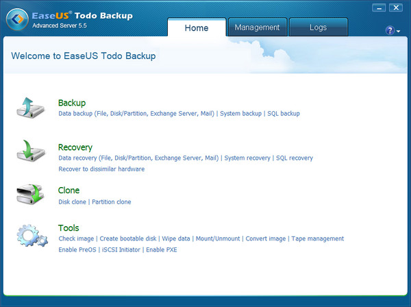 Todo Backup Advanced Server