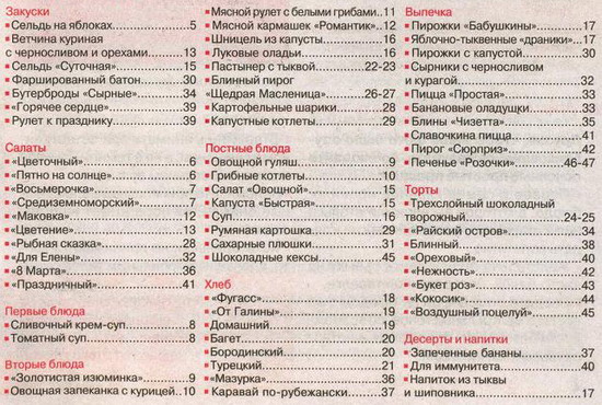 Золотые рецепты наших читателей №4 (февраль 2012)