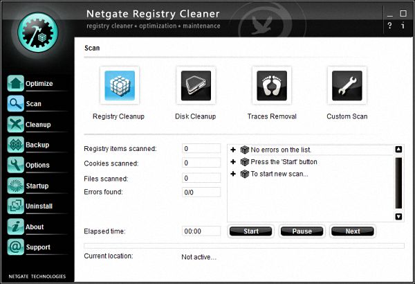 NETGATE Registry Cleaner 8.0.205.0