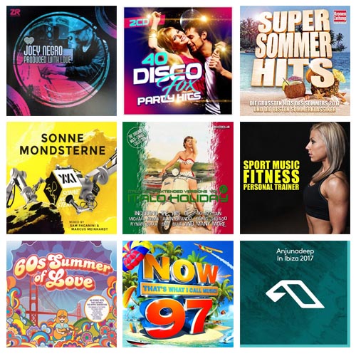 Compilation Pop, Rock & House Music 