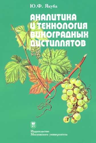 Ю.Ф. Якуба. Аналитика и технология виноградных дистиллятов