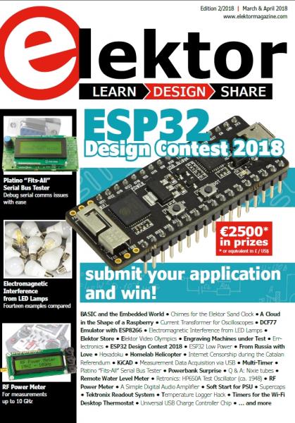 Elektor Electronics №3-4 (March-April 2018) USA