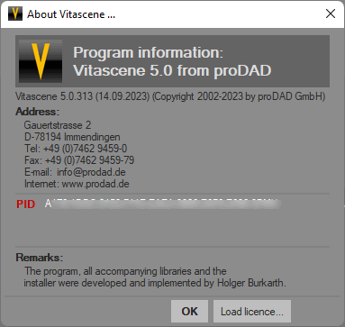 proDAD VitaScene 5.0.313