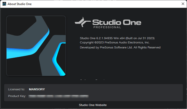 PreSonus Studio One Professional 6.2.1
