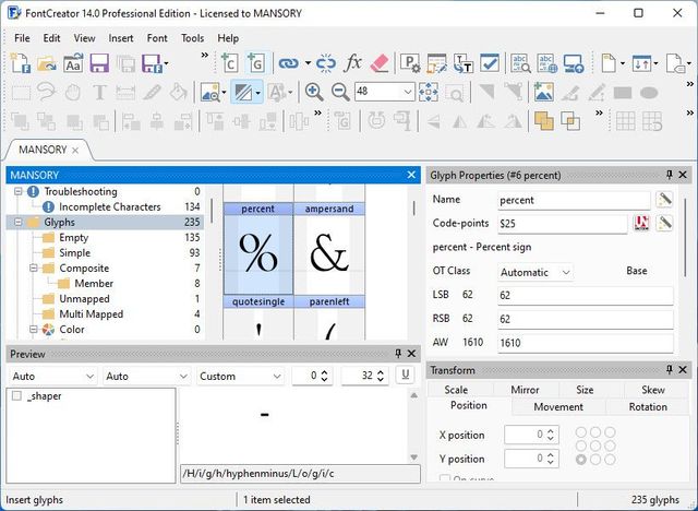 High-Logic FontCreator 14