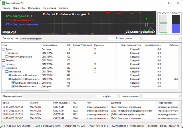 Process Lasso Pro 12