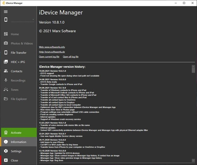 iDevice Manager Pro Edition 10.8.1.0
