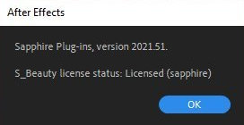 Boris FX Sapphire Plug-ins for Adobe / OFX 2021.51