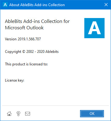 AbleBits Add-ins Collection for Outlook 2019.1.566.707