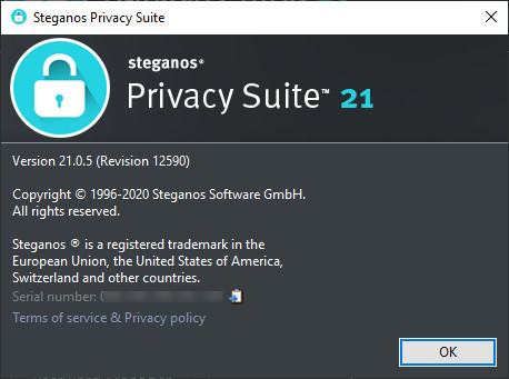 Steganos Privacy Suite 21.0.5 Revision 12590