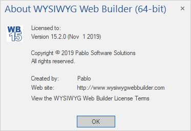 WYSIWYG Web Builder 15.2.0