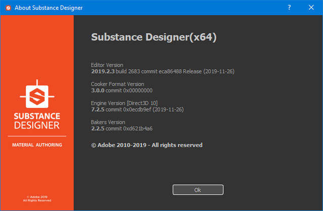 Allegorithmic Substance Designer 2019.2.3.2683