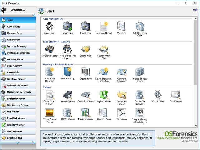 PassMark OSForensics Professional 7.0 Build 10016