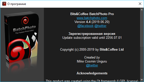 BatchPhoto Pro / Enterprise 4.4 Build 2019.06.20 + Rus