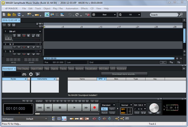 MAGIX Samplitude Music Studio 2017 23.0.0.10
