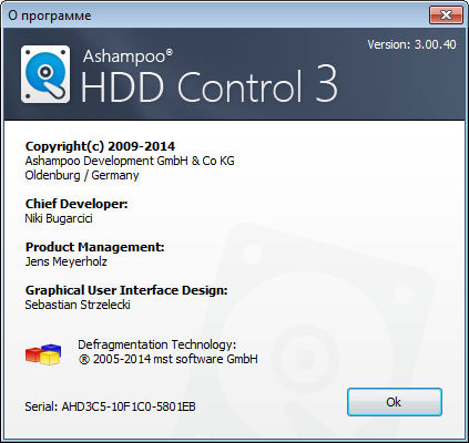 Ashampoo HDD Control 3.00.40