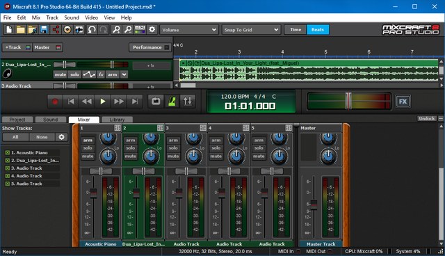 Acoustica Mixcraft Pro Studio