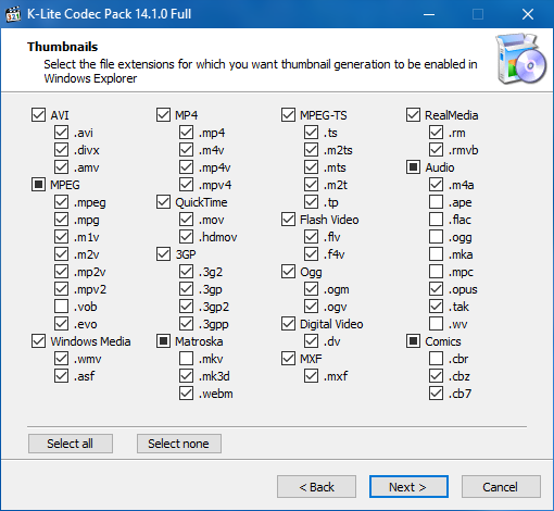 K-Lite Codec Pack