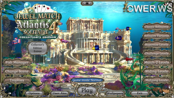 скриншот игры Jewel Match Atlantis Solitaire 4 Collector’s Edition