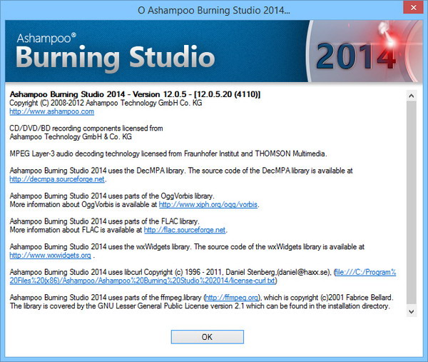 Ashampoo Burning Studio 2014