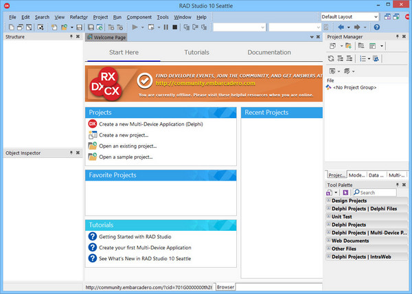 Embarcadero RAD Studio XE10 Seattle Architect 23 Update 1