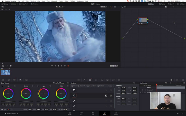 Цветокоррекция в Davinci Resolve