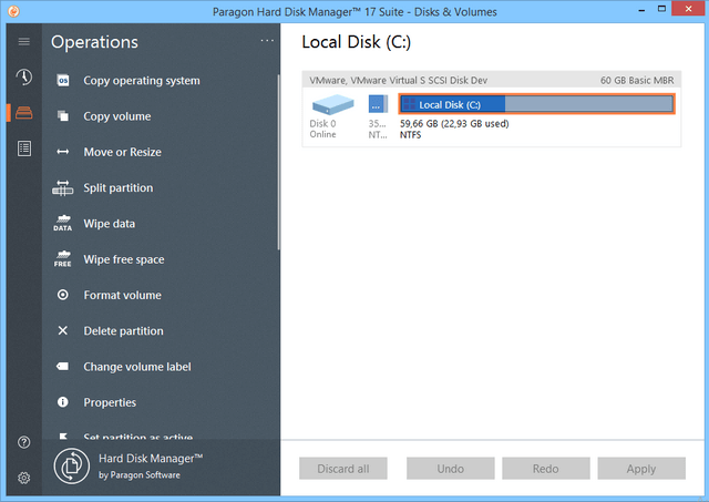 Paragon Hard Disk Manager