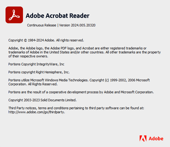 Adobe Acrobat Reader DC 2024