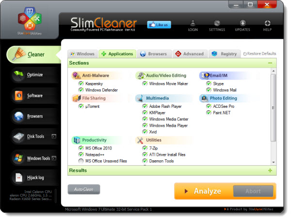 SlimCleaner 4.0.24427.47284